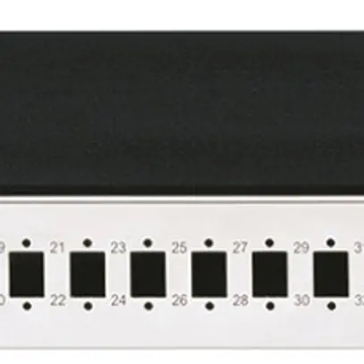 Pannello FO 19" Hager HMS LC S/SC S/E2000 nichelato 