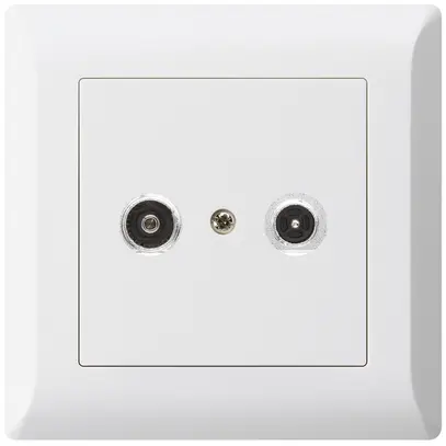 Prise antenne ENC kallysto.line R/TV 19dB 2GHz blanc 