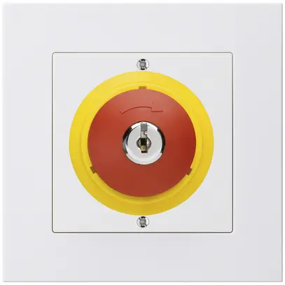 Contact pivotant à clé ENC kallysto.pro ARRÊT D'URGENCE blanc 