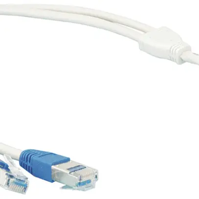 Câble patch Hager HMS Y LAN/LAN 1m gris 