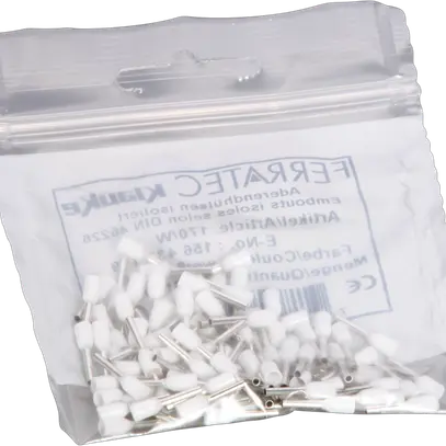 Capocorda tipo A isolato 0.75mm²/8mm bianco 