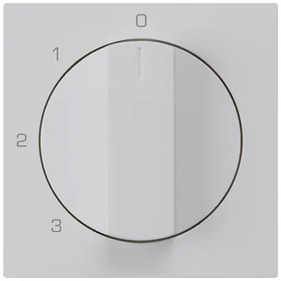 Kit de recouvrement kallysto interrupteur rotatif 0123 gris clair 