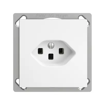 Presa INS EDIZIOdue T23 16A bianco, con morsetti innest. 