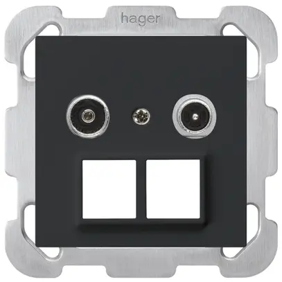 UP-Multimediadose kallysto R/TV Bauart B 23dB 2GHz schwarz 