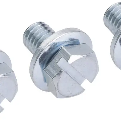 Vite di collegamento Weber M8×14mm antiruggine con molla 3 pezzi 