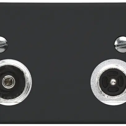 Presa d'antenna FLF Hager R-TV 10.5dB 2GHz nero 