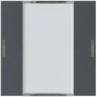 Kit frontal Hager kallysto 2×KNX LED systemlink/easylink anthracite 