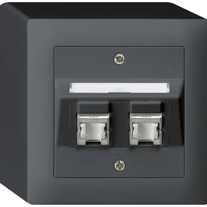 Presa AP kallysto cat.6 2RJ45/s antracite 