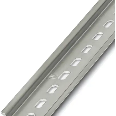 Barre profilée NS 35×7.5mm L=2m acier zing. perforé 