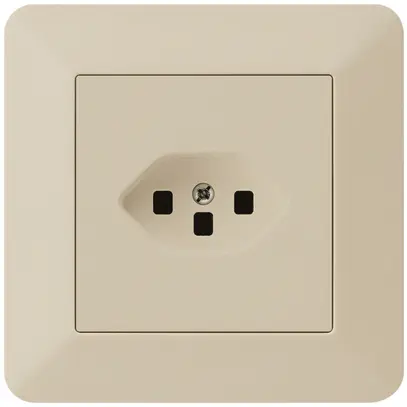 UP-Steckdose kallysto.trend T23 beige mit Steckklemmen 