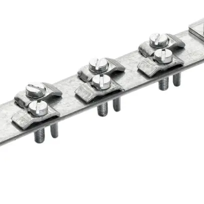 Barra di compensazione di potenziale WISI per 8 cavi coassiali, <Ø8mm 