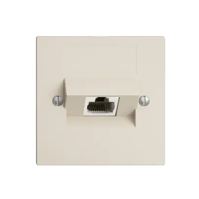 Inserto per presa di raccordo INC 1×RJ45/u 4P ITplus EDIZIOdue crema 