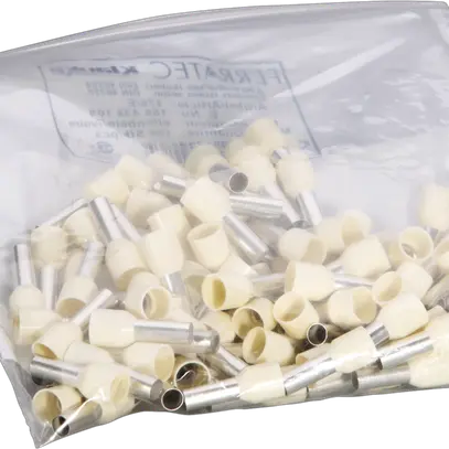 Aderendhülse Typ A isoliert 10mm²/12mm elfenbein 