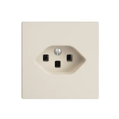 Prise ENC EDIZIOdue T23 16A crema, avec bornes enf. 