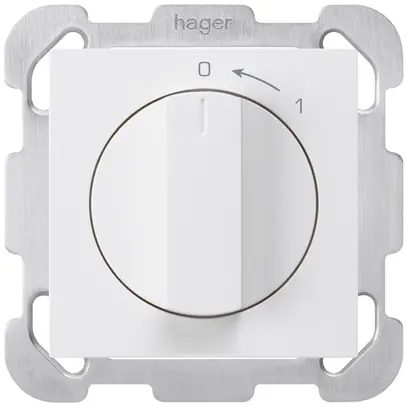 Contatto rotativo INC 0<1/1L bianco kallysto con manopola 