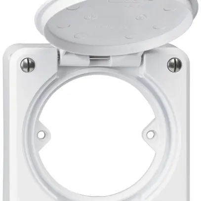 Parte superiore robusto con copert. bianco 2-punto con disco riduzione 