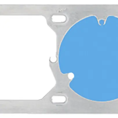 Placca di fissaggio Hager grd.1×4 2×52 + 2×3P 257×77 mm all 