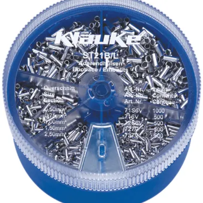 Capocorda Klauke ST21B scatola assortim.DIN 3000pezz. 