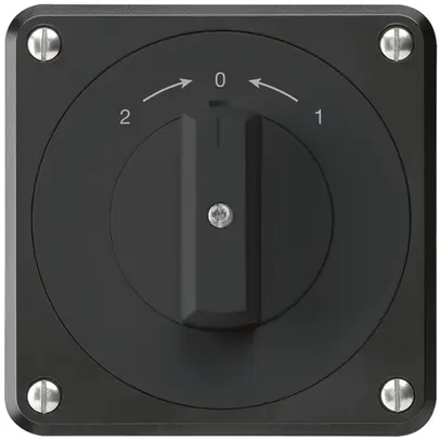 Contatto rotativo INC robusto IP55 nero invertitore per combinazione 