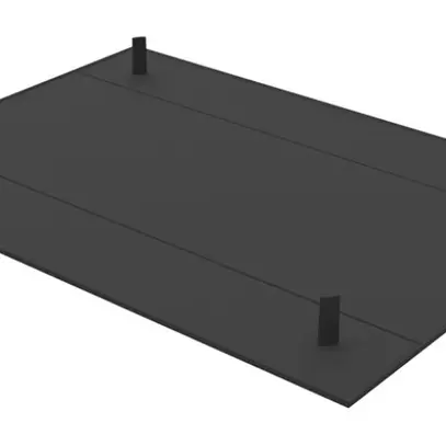 Plaque de recouvrement pour Multibox 306×226mm noir 