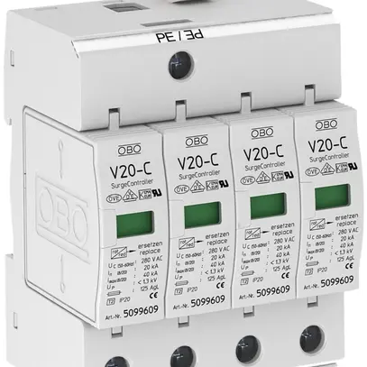 Scaricatore di sovratensione Bettermann 4L V20-C 4+FS-280 