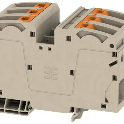 Borne de passage Weidmüller A2C PUSH IN 6×35mm² TS35 beige 