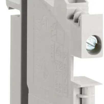 Dreistock-Reihenklemme Hager 4mm², L/N-Trennung/PE intern, Schraubklemme 
