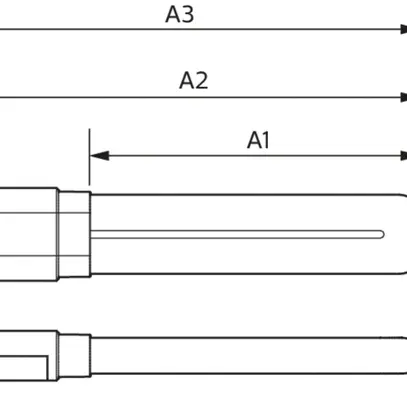 Lampada LED Philips CorePro 2G11 8W 960lm 3000K opaco 160° 