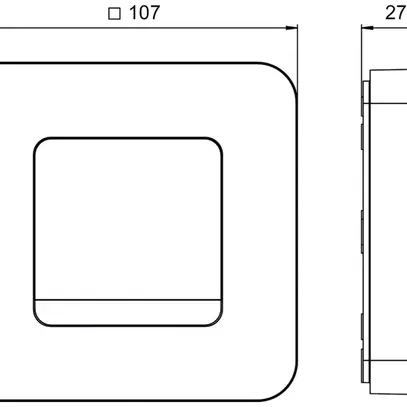 AP-Uhrenthermostat Theben RAMSES 812 top3 weiss 
