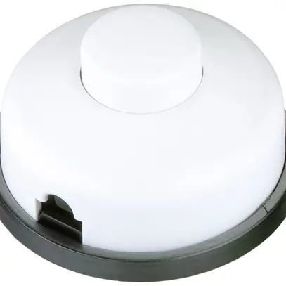 Interruttore a pedale 2 se. bianco/bianco 
