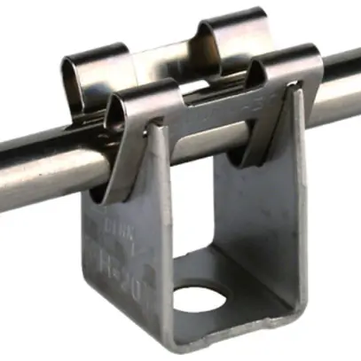 Support pour conducteur DEHNgrip pour conducteur Ø6mm, en V2A 