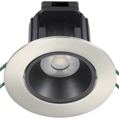 Plafonnier LED INC START ECO SPOT ALUMINIUM 9W 830 40° IP44/20 couvercle alu 