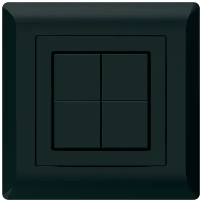 Pulsante senza fili Friends of Hue KLI, 4×, 92×92mm, nero 