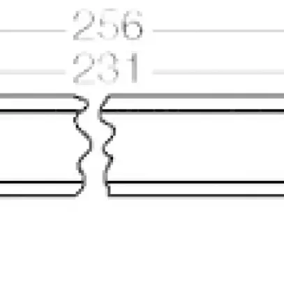 Barre profilée Hensel pour KF 35 256mm 