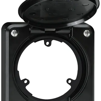 Partie supérieure robusto avec clapet noir 3-points avec disque de réduc. 