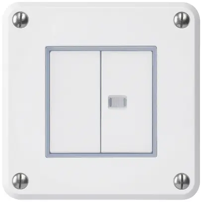 Interruttore INC robusto IP55 schema 3+3 1×illuminato bianco per combinazione 
