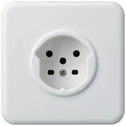 Prise ENC basico T15 blanc 