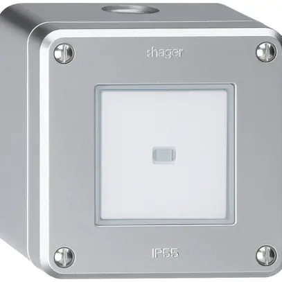 Interrupteur AP robusto IP55 schéma 6 lumineux aluminium 