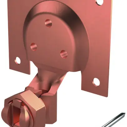 Kit de raccordement pour tôle AV 7 Cu nu, cosse avec écrou Ø 6mm 