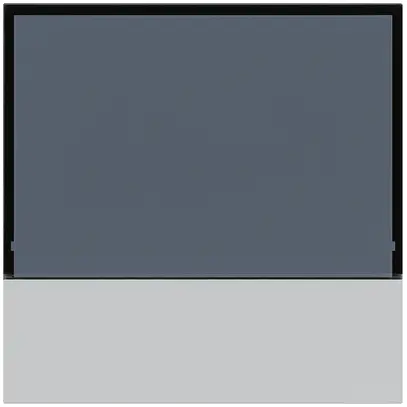 Placca frontale KNX Hager kallysto per termostato grigio chiaro 