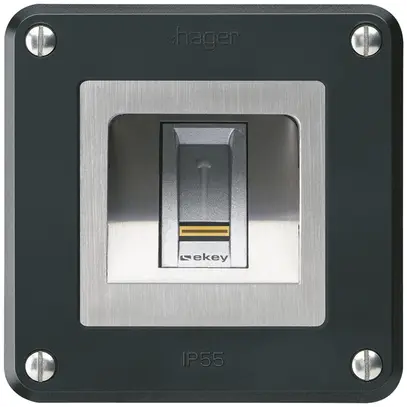 Lettore di impronte digitali NUP Hager ekey robusto C nero 