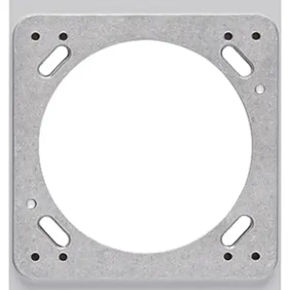 Plaque de montage ENC robusto 3×1 gris 