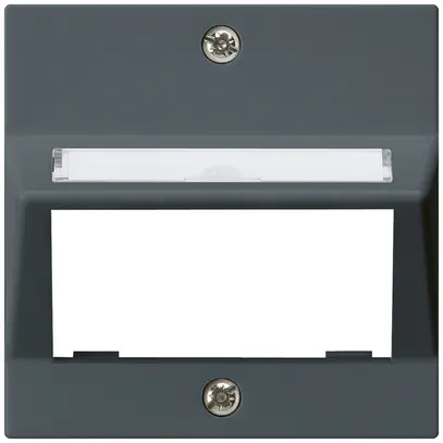 Piatta frontale kallysto per modulo multimedia uscita obliquo duroplast an 