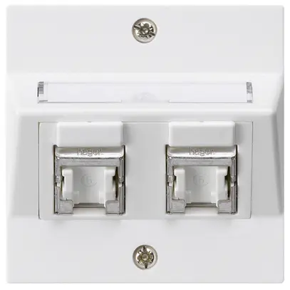 Kit de montage ENC kallysto A cat.6 2RJ45/s blanc 