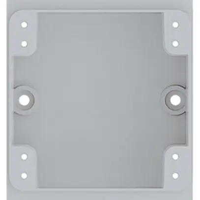 Intestazione AP Hager robusto 3×1 verticale 86×276mm grigio 