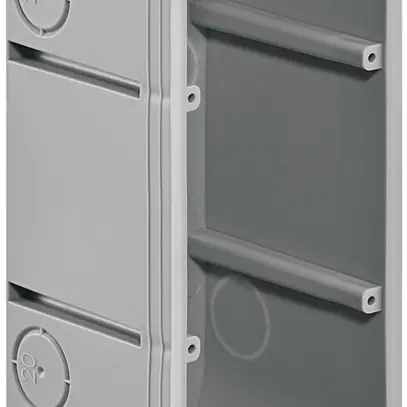 Scatola per parete cava HSB Basic 3×1 grigio 185×65×65mm, TFC 850°C s.alogeni 