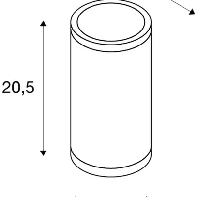 Applique ROX WALL OUT UP/DOWN QPAR11 2×50W IP44 alu brossé 