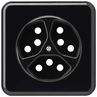 Kit frontal ENC basico 3×type 13 noir 86×86mm 