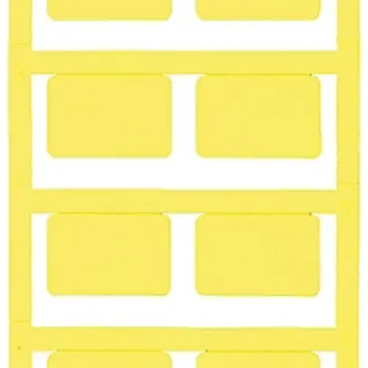 Marcatore per apparecchi Weidmüller MultiCard SM 27mm PA66 giallo 