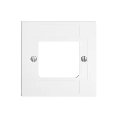 Frontplatte ITplus ADSL EDIZIOdue weiss 3×RJ/1×T+T 